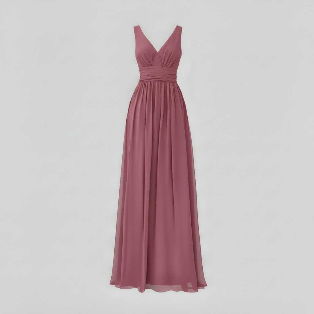 Abito Maxi Scollo a V Donna | Elegante e Versatile