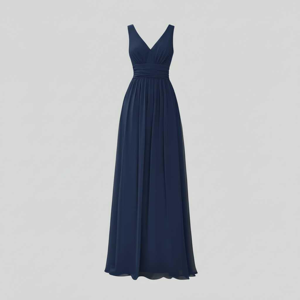 Abito Maxi Scollo a V Donna | Elegante e Versatile