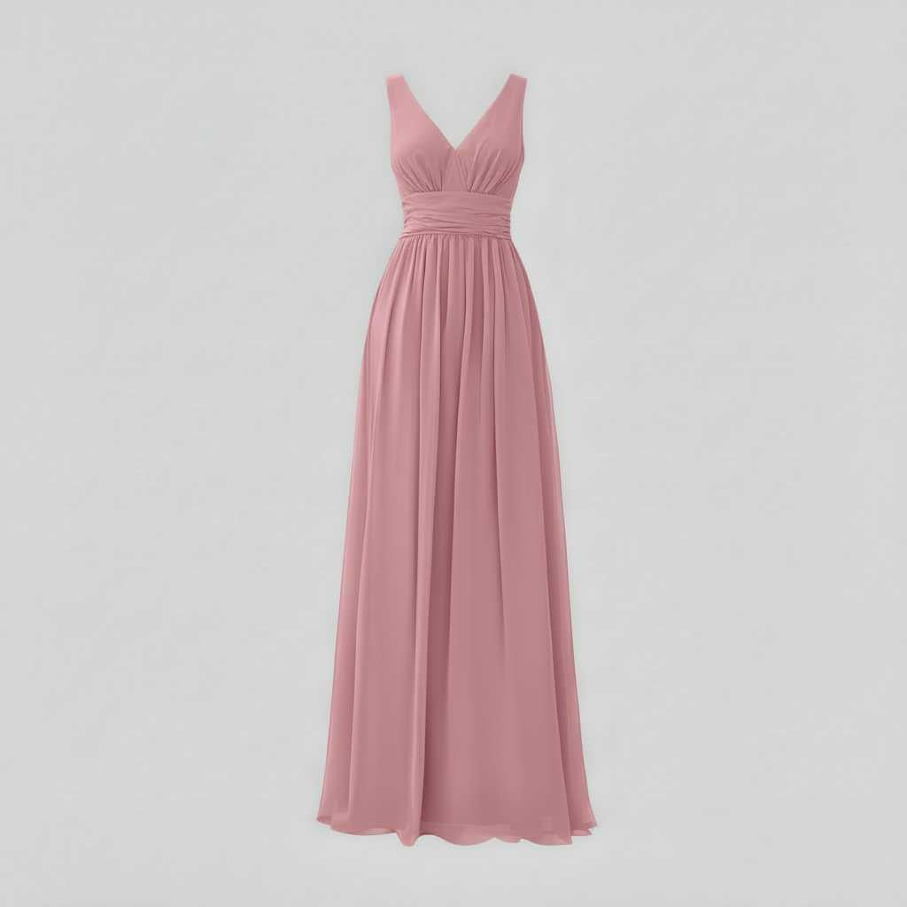 Abito Maxi Scollo a V Donna | Elegante e Versatile