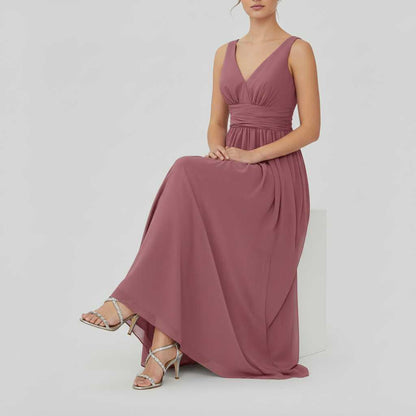 Abito Maxi Scollo a V Donna | Elegante e Versatile