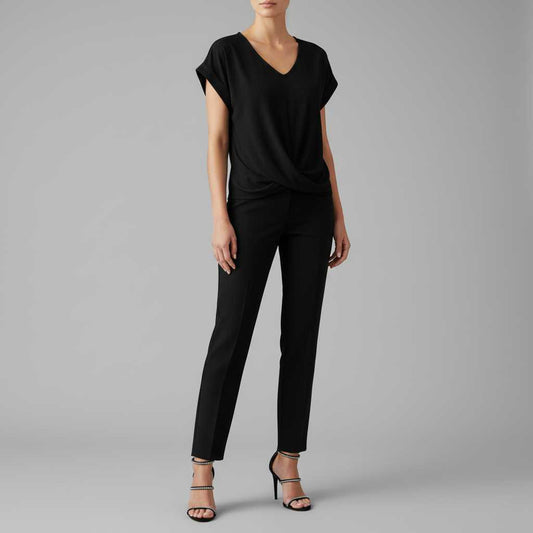 Top Elegante a Maniche Corte Donna | Camicetta Scollo a V