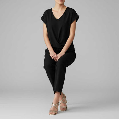 Top Elegante a Maniche Corte Donna | Camicetta Scollo a V